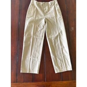 Lands End Boys Khaki Chino Pants Size‎ 20 School Uniform Classic Fit